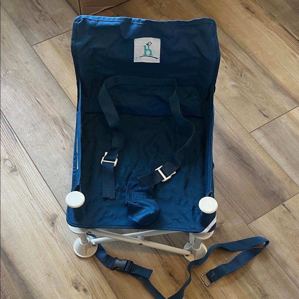 Hiccapop Blue Portable High Chair with Tray - Picture 2 of 4